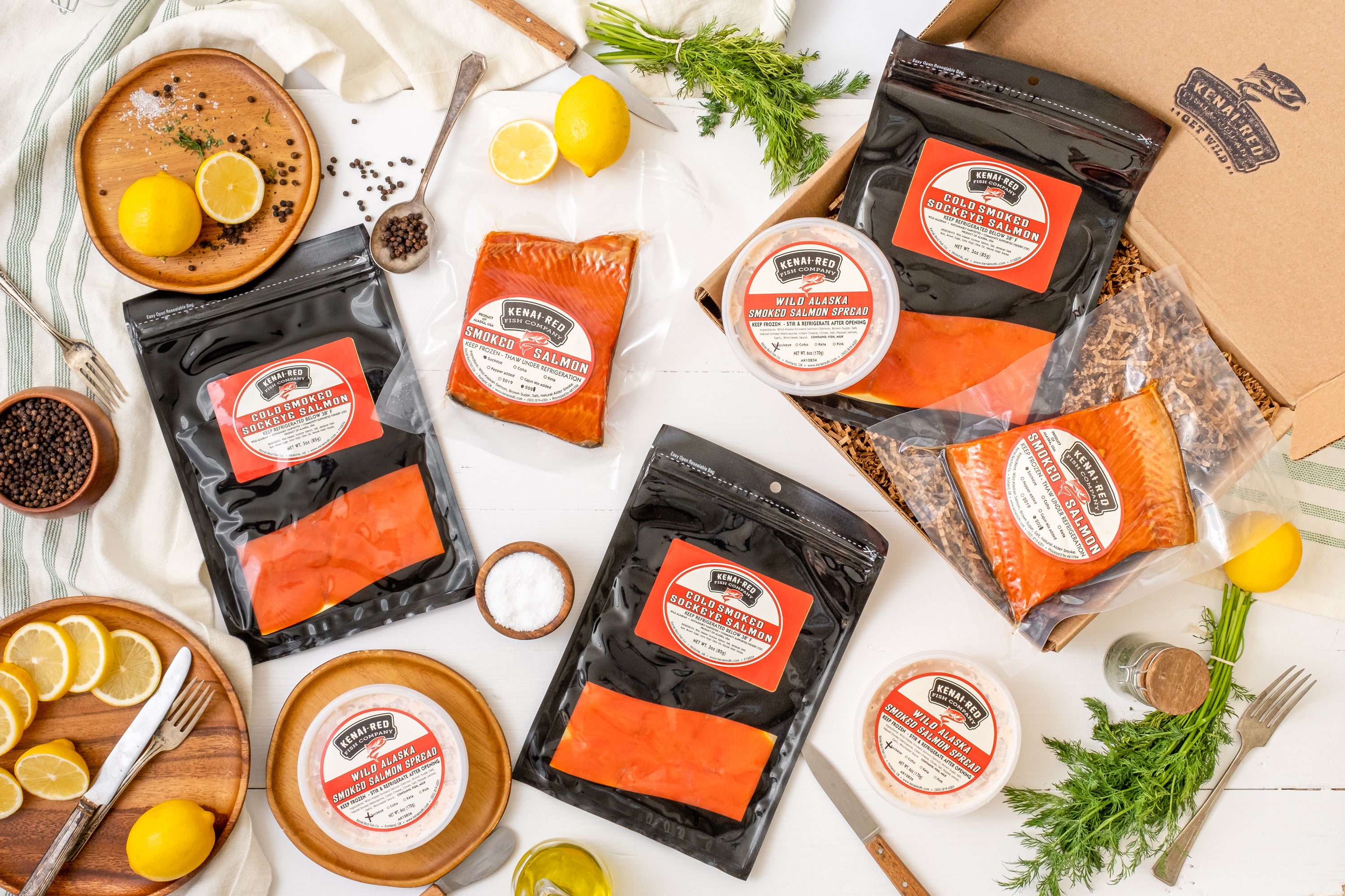 Skiffman Smoked Salmon Box – Kenai-Red Fish Company